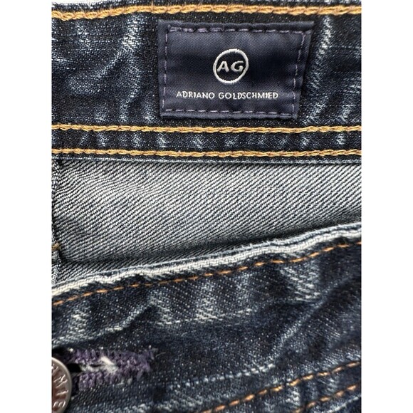 AG Adriano Goldschmied The Matchbox Slim Straight Blue Denim Jeans Pants 38 - Picture 5 of 12
